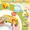 3PC Fidget Popper Sensory Toys for Toddlers Girls, Easter Basket Stuffer Boys Gifts Goodie Bags Airplane Travel Activities Pop it Fidget Toys for 12+ Month Babies 1 2 3 Year Old Valentine Day Gift view 2