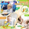 3PC Fidget Popper Sensory Toys for Toddlers Girls, Easter Basket Stuffer Boys Gifts Goodie Bags Airplane Travel Activities Pop it Fidget Toys for 12+ Month Babies 1 2 3 Year Old Valentine Day Gift view 3