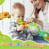 3PC Fidget Popper Sensory Toys for Toddlers Girls, Easter Basket Stuffer Boys Gifts Goodie Bags Airplane Travel Activities Pop it Fidget Toys for 12+ Month Babies 1 2 3 Year Old Valentine Day Gift view 4