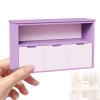 1:12 Scale Doll House Accessories and Furniture, Dollhouse Bookshelf Features a Realistic Design, Collectible Miniature Bookcase Toy Gift for Kids & DIY Enthusiasts view 1