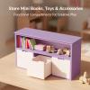 1:12 Scale Doll House Accessories and Furniture, Dollhouse Bookshelf Features a Realistic Design, Collectible Miniature Bookcase Toy Gift for Kids & DIY Enthusiasts view 3