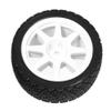 1set 12mm Hex Wheels Rims and Rubber Tires Compatible with RC 1/10 On Road Racing Car view 3
