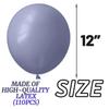 110pcs Dusty Blue Balloon 12 Inch, Blue Latex Balloons for Birthday Party Baby Shower Wedding(with 2 Ribbons). view 3