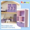 1:12 Scale Dollhouse Bookshelf, Elegant Doll House Book Shelf with Functional Storage, Perfect Doll House Accessories for Living Room or Bedroom view 3