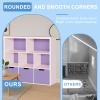 1:12 Scale Dollhouse Bookshelf, Elegant Doll House Book Shelf with Functional Storage, Perfect Doll House Accessories for Living Room or Bedroom view 4