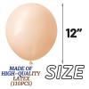 110pcs Nude Balloon 12 inch, Beige Latex Balloons for Birthday Party Baby Shower Wedding(with 2 Ribbons). view 2
