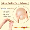 110pcs Nude Balloon 12 inch, Beige Latex Balloons for Birthday Party Baby Shower Wedding(with 2 Ribbons). view 4
