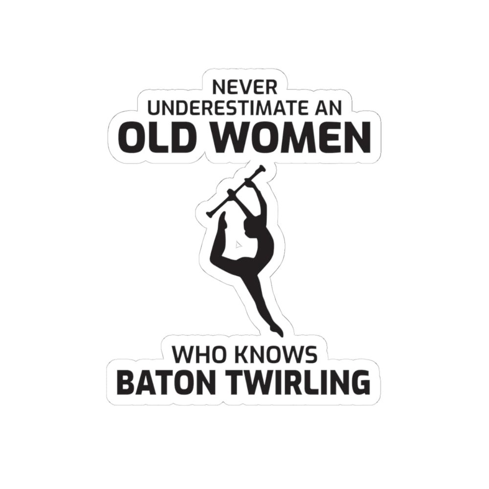 Vintage Twirler Sticker - Seasoned Performer Vinyl Decal for Dance Legends