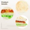 byepica 3 Pcs Realistic Fake Sandwiches for Photography and Decoration, Pu Resin Bread Models, Triangle Shape, Ideal for Home Kitchen and Party Displays view 2