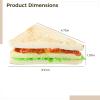 byepica 3 Pcs Realistic Fake Sandwiches for Photography and Decoration, Pu Resin Bread Models, Triangle Shape, Ideal for Home Kitchen and Party Displays view 3