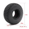 4pcs 1.9 Inch Rubber Tyre 110 * 45mm Compatible with 1/10 RC Crawler SCX10 90046 AXI03007 TRX4 VS4-10 Gen8 MST CFX(BlackGrey) view 2