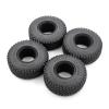 4pcs 1.9 Inch Rubber Tyre 110 * 45mm Compatible with 1/10 RC Crawler SCX10 90046 AXI03007 TRX4 VS4-10 Gen8 MST CFX(BlackGrey) view 4