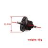1 PCS All Metal Front Rear Differential 1/10 RC Car Upgrade Parts Compatible with Traxs Slash 4X4 VXL Stampede Rustler Remo HQ727(Black 1PCS) view 4