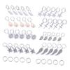 CTIRCHIU 50pcs Metal Hair Braid Rings Hair Jewelry Star Braid Rings DIY Decor Accessories view 1