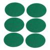 BESPORTBLE 6pcs Green Self-Adhesive Air Hockey Felt Pads for Goal Handles and Paddles Replacement Stickers for Enhanced view 1