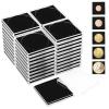 ENPOINT 40pcs Silver Dollar Coin Holders for Collectors - Clear Coin Capsules with 5 Sizes (20/25/30/35/40mm) Adjustable Black Gasket view 1