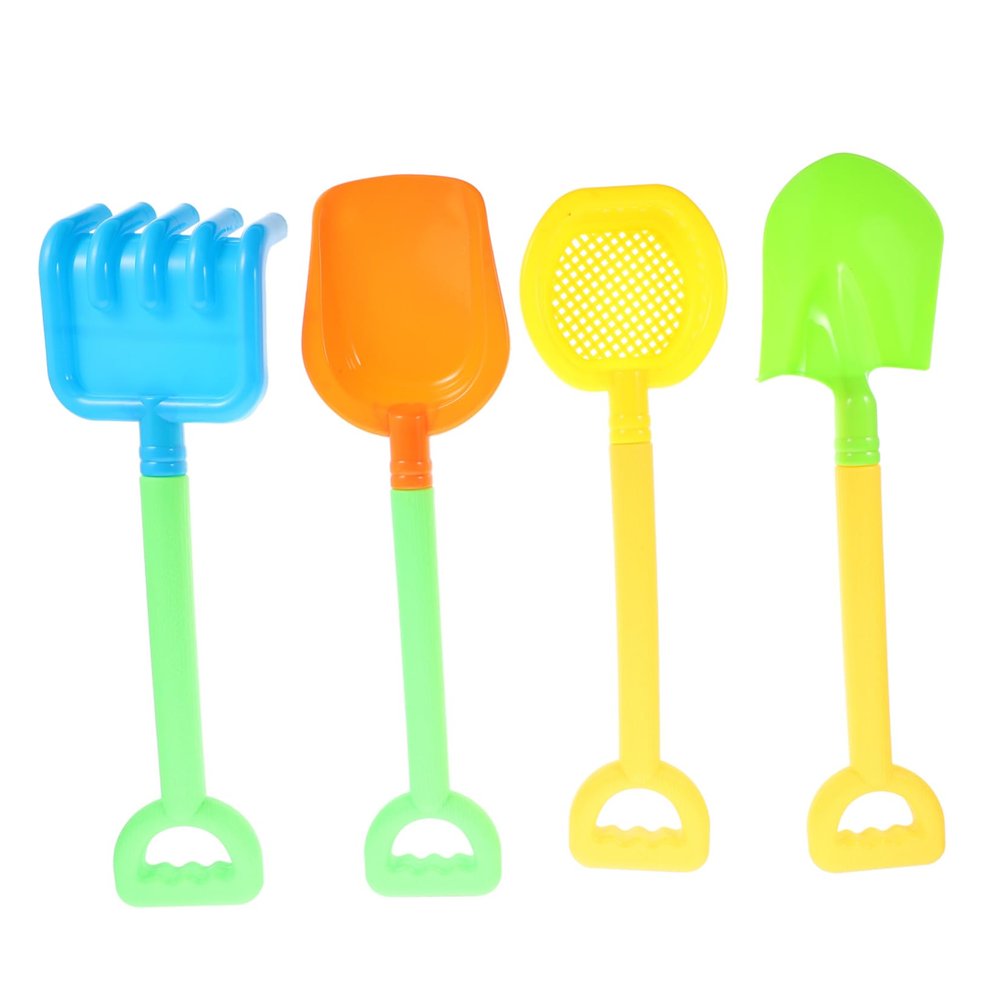 Garneck 1 Set Sand Digging Plastic Shovel Kit for Beach Play for Sandcastles and Easy to Pack for Summer Fun Random Color