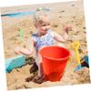 Garneck 1 Set Sand Digging Plastic Shovel Kit for Beach Play for Sandcastles and Easy to Pack for Summer Fun Random Color view 3