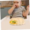 SWOOMEY Cute Divided Plate for Boys and Girls Silicone Dinner Trays Compartment Plates Boys and Girls Lunch Trays view 3