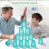 byepica 48 Pcs Stacking Cups Set, Speed Training Game for Family Competition, Plastic Stacking Cups, Red+Blue+Green+Yellow view 3
