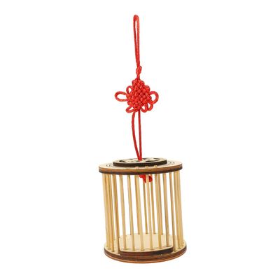 FONDOTIN Bamboo Cage Portable Container Smooth Surface for Storing and Carrying Insects