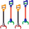 Lewtemi 4 Pcs Interactive Grabber Claw Robot Arm Pack Reacher Pickup Tool and Hand Eye Coordination Play, 18 Inch (Red,Green) view 1