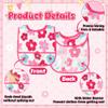 2ooya 26Pcs Baby Feeding Bibs with Crumb Catcher Pocket Waterproof Sleeveless Teething Plastic Food Bib Set Adjustable Toddler Infant Keepsake Gift for Baby Shower, 6-24 Months view 3