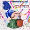 FartBubbleBlowerLEDButtBubbleMachinewithFartSounds,RainbowBubbleMaker,NoveltyGagGiftforParties&Adults (Blue Santa) view 4