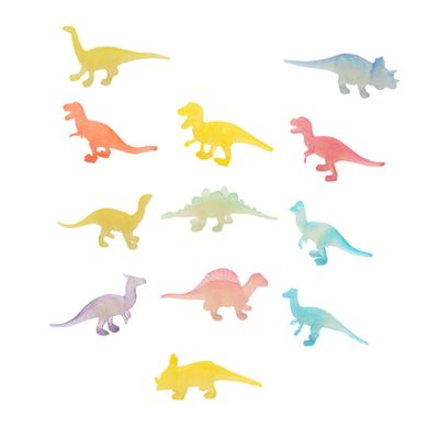 BESPORTBLE 12Pcs Luminous Dinosaur Model for Dinosaurs Playthings for Dinosaur Theme Parties Educational and Fun Cultivate Imagination and Color Recognition