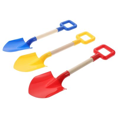 TOYANDONA 3pcs Sand Shovels for Boy Girl Beach Digging Toys for Sandbox Garden Tools for Boy Girl