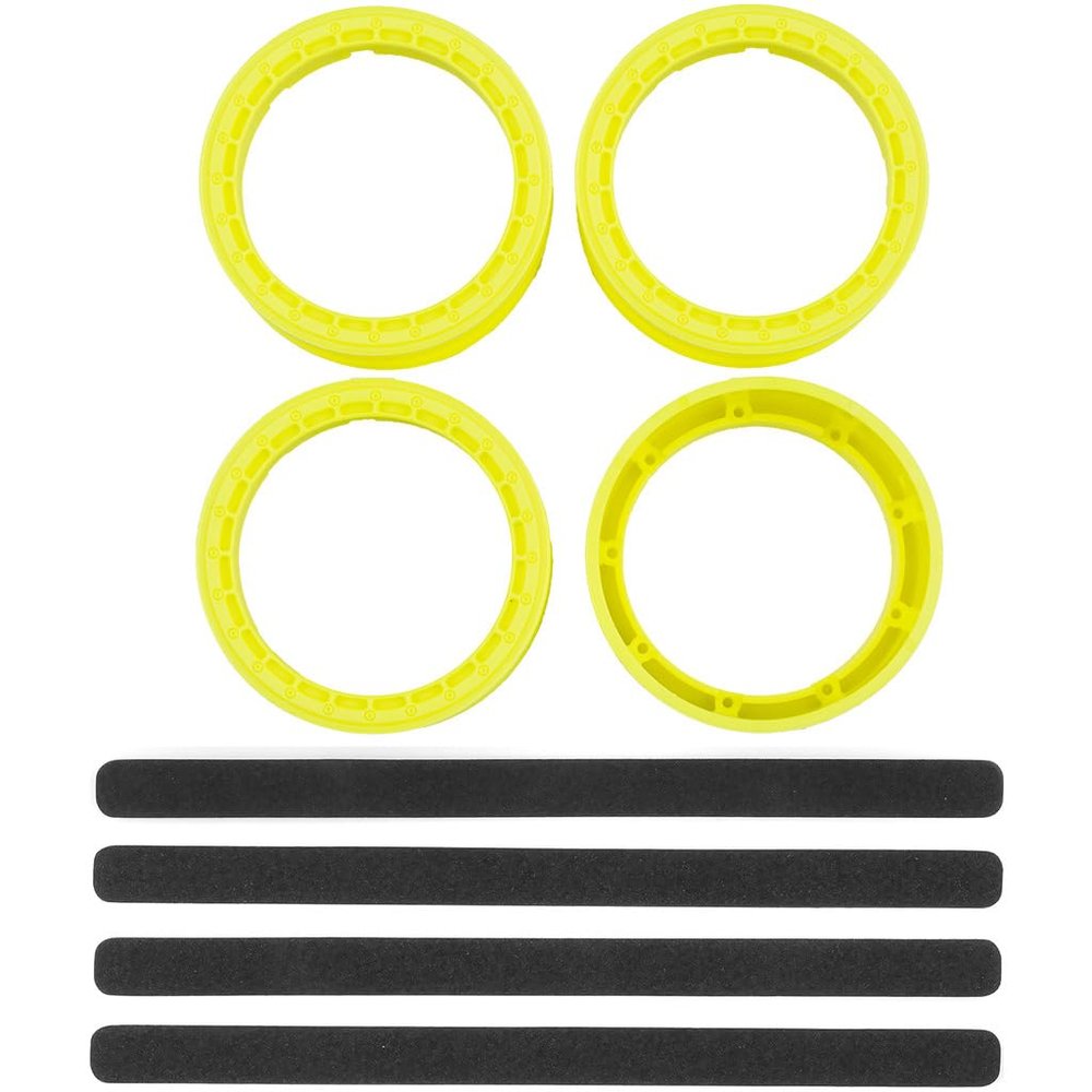 Associated 72269 RC10 Ft Adjustable Wheel Rims Fluorescent Yellow