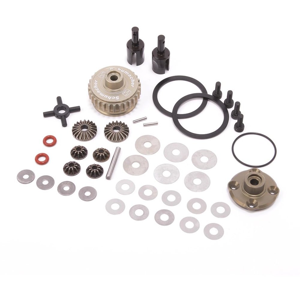 Schumacher Racing Products Ltd U8391 Aluminum Diff Complete V2 - L1 EVO L1R