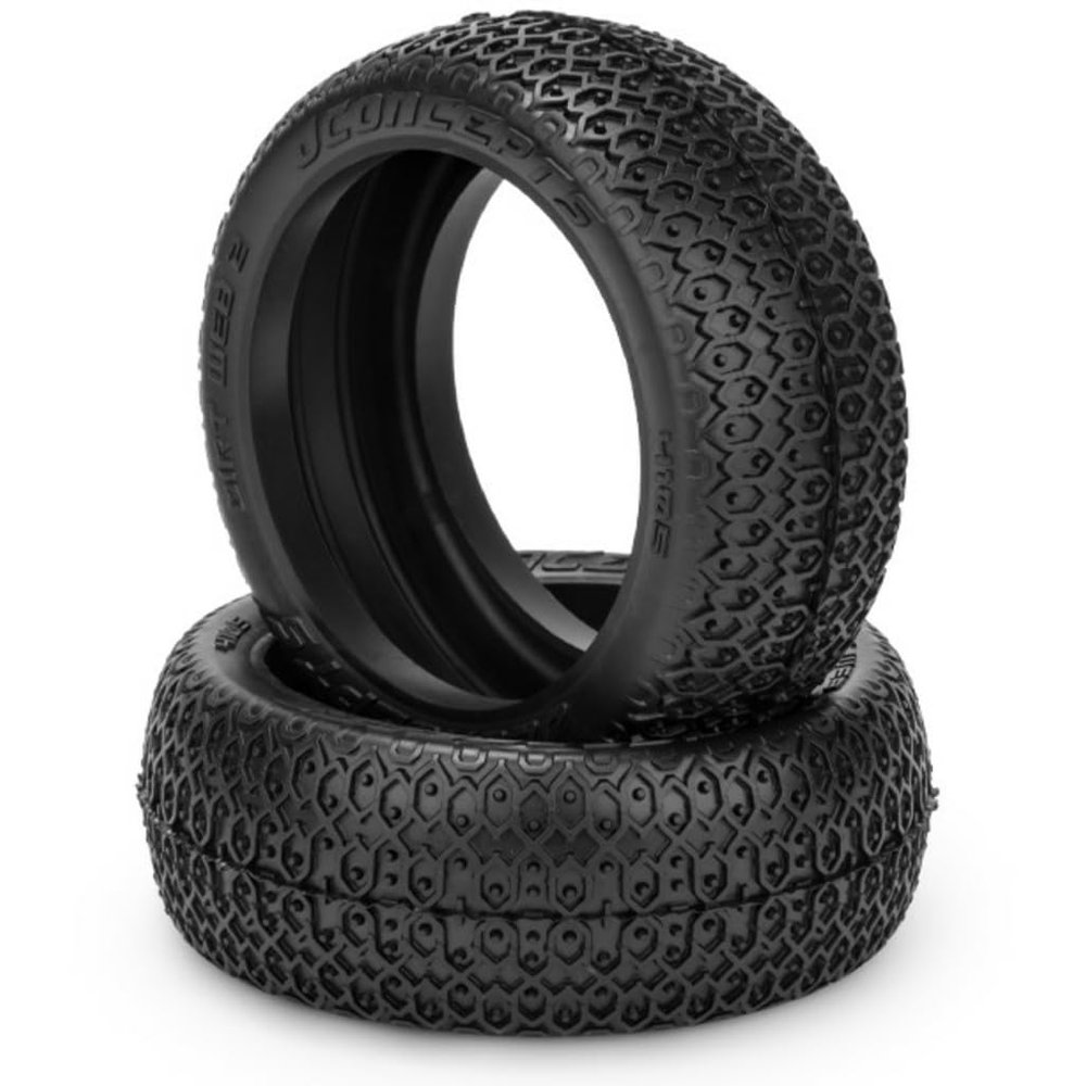 J Concepts 410502 Dirt Web 2 - Green Compound Fits 83mm 1/8th Buggy Wheel