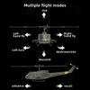 C032 UH-1 Huey RC Helicopter for Adults, 1/48 Scale 2.4G 6CH Flybarless Remote Control Military Helicopter, 3D Stunt Flight & High-Precision RC Airplane for Beginners (Green (3 Batteries)) view 3