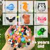 50 Pcs Mini Resin Animal Tiny Resin Animals Figurines Bulk Miniature Little to Hide Small Animal Figures Bulk for Micro Fairy Party Favors Garden Landscape Accessories Dollhouse Crafts Decor view 2