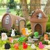 50 Pcs Mini Resin Animal Tiny Resin Animals Figurines Bulk Miniature Little to Hide Small Animal Figures Bulk for Micro Fairy Party Favors Garden Landscape Accessories Dollhouse Crafts Decor view 4