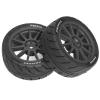 4PCS 68MM 1/10 RC On Road Tyres For 1/10 Scale RC Drift Cars Tamiya TT01 TT02 XV01 TA06 PTG2 HPI KYOSHO FW06 HSP TA06 A959 Traxxas W212 /Hex:12mm (Black) view 4