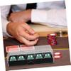 HANABASS Portable Poker Chip Case Acrylic Chip Box Organizer Poker Holder for Easy Storage view 2