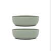Lalo 2 Pack Silicone Bowls with Rigid Core - Non-toxic Grade Silicone Bowls for Toddlers and Kids Ages 12 Months+, BPA-Free, Dishwasher Safe, Non-suction view 1