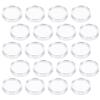Angoily 3sets Coin Box Convenient Coin Protector Professional Coin Case Coin Capsules Holder Coin Holder Coin Organizer Case for Coin Clear Boxes Coin Storage Accessory Plastic 50pcs*3 view 2