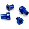 J Concepts 51961 RC10b7 Aluminum Caster Hat Bushings 0 and 3mm 4pc Blue Fits view 1