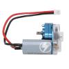 RC with 050 Metal Plastic Transparent Transmission for Axial SCX24 1/24 RC Car Upgrade Parts Blue e Transparent Gearbo GearboxRC with MotorRC (Blue) view 4