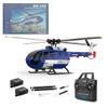 C186MAX BO105 RC Helicopter for Adults, 1:48 2.4G 4CH RTF Single Flybarless Direct-Drive RC Helicopter Outdoor, RC Aircraft Optical Flow Positioning 6-axis Gyroscope Low Voltage Alarm (2 Batteries) view 1