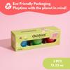 ChildGen Natural Play Dough Set, Non-Toxic, Super Soft, Long Lasting Playdough, Modeling Dough, Kids Arts & Crafts, Preschool Toys, 3-Pack of 4.5-Ounce Cans (Green, Red, Blue) view 3
