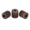 3PCS Red 3.175mm 48DP Gear for 1/10 RC Car Brushless Brushed Motor Quality Steel Sturdy 48DP Red 8DP 14T Gear14T Gear3.175mm view 1