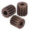 3PCS Red 3.175mm 48DP Gear for 1/10 RC Car Brushless Brushed Motor Quality Steel Sturdy 48DP Red 8DP 14T Gear14T Gear3.175mm view 2