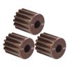 3PCS Red 3.175mm 48DP Gear for 1/10 RC Car Brushless Brushed Motor Quality Steel Sturdy 48DP Red 8DP 14T Gear14T Gear3.175mm view 4