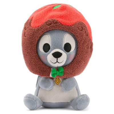 Disney Store Official Mini Mix-Its Plushies Tramp - Cute Stuffed Animals - Mix & Match Detachable Hats - Hook and Loop Strap - Plush Toys for Kids and Collectors, 7 Inch
