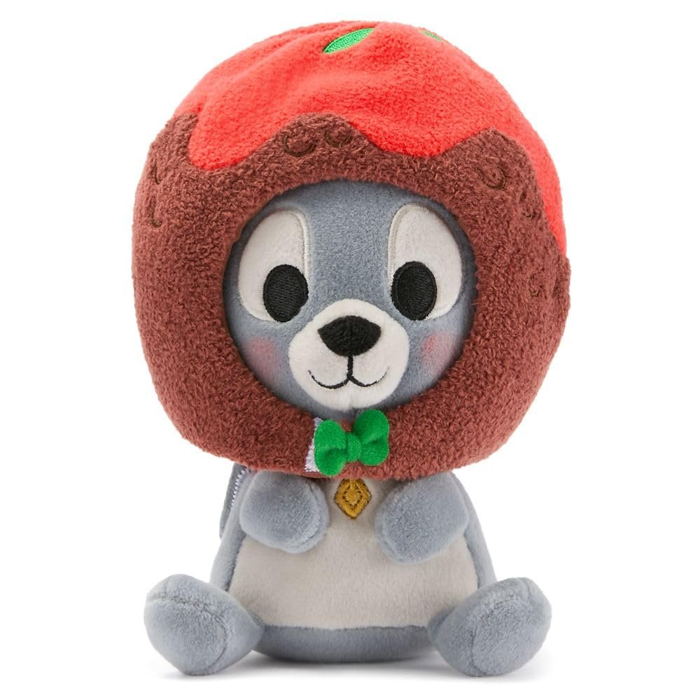 Disney Store Official Mini Mix-Its Plushies  Tramp - Cute Stuffed Animals - Mix & Match Detachable Hats - Hook and Loop Strap - Plush Toys for Kids and Collectors, 7 Inch