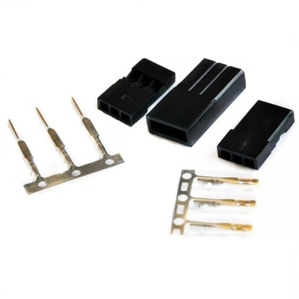 Racers Edge 1676 Jr Servo Plug Male & Female 5 Pair